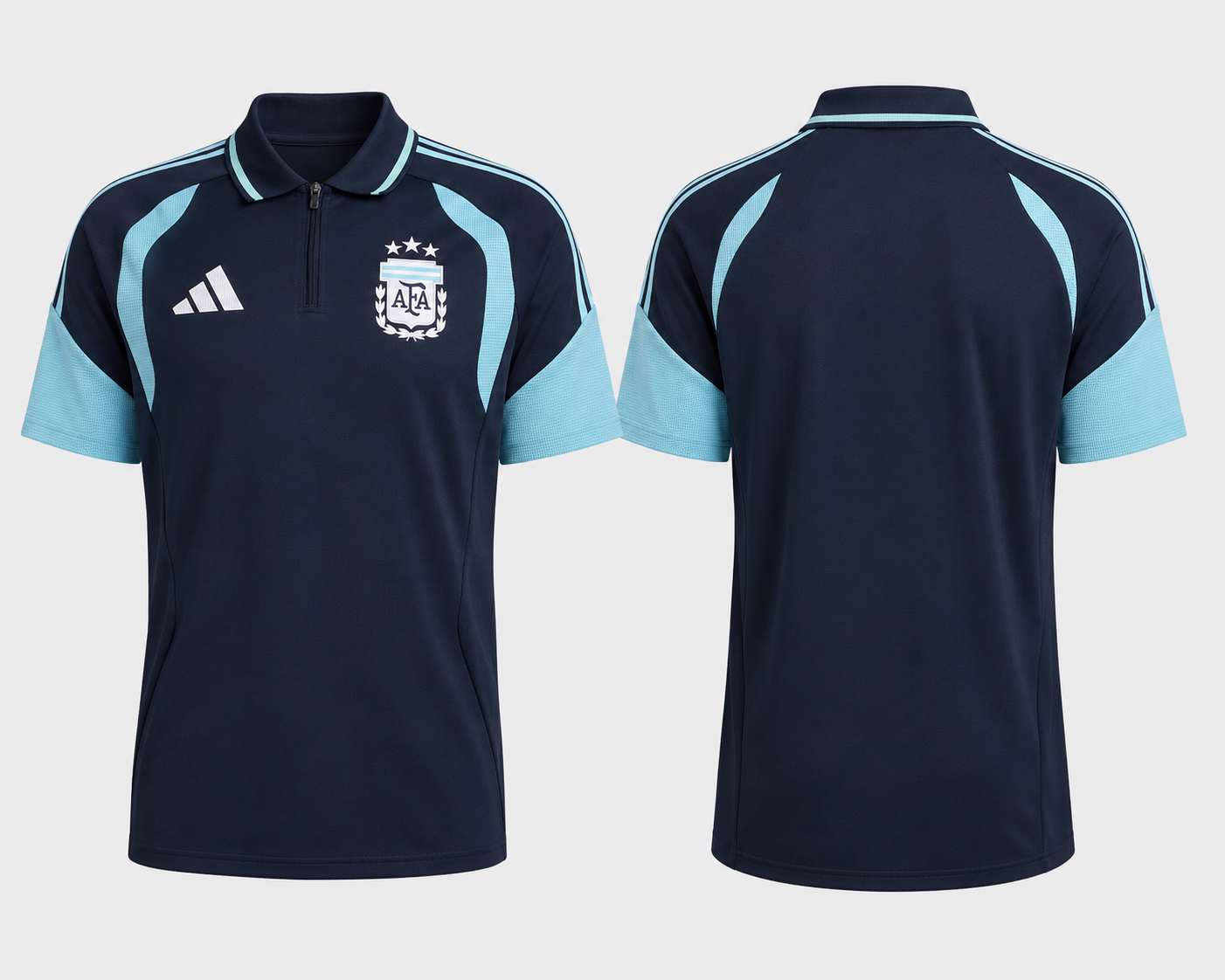JerseyJuntion Argentina 2026 fifa Training Jersey Design 2 Polo neck