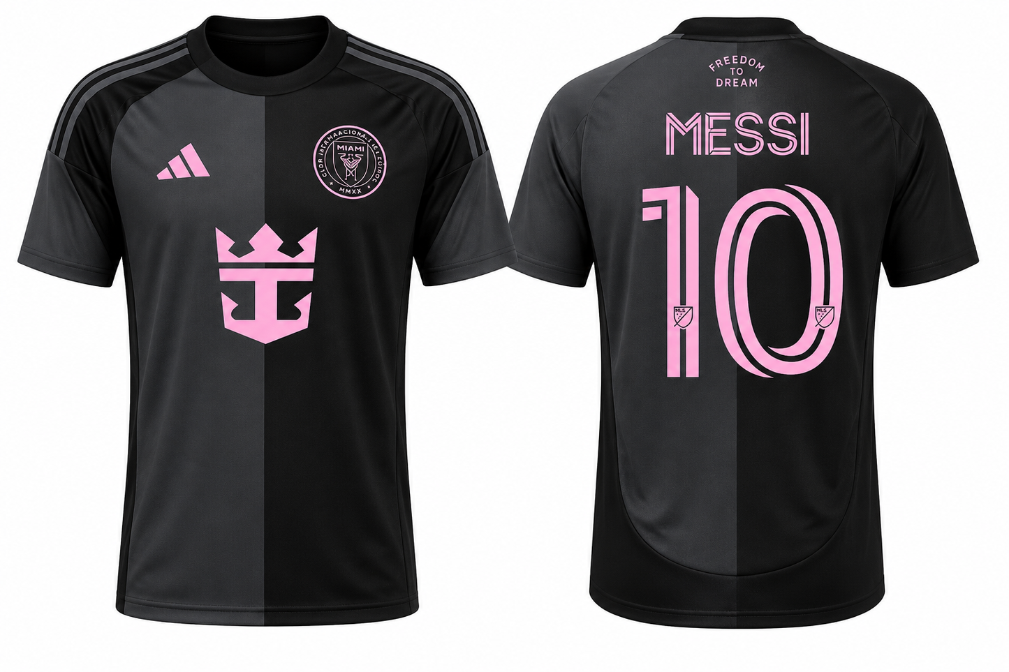 Jerseyjunction Inter Miami CF Away Jersey 2024/25 โ Custom Name & Number Football Jersey