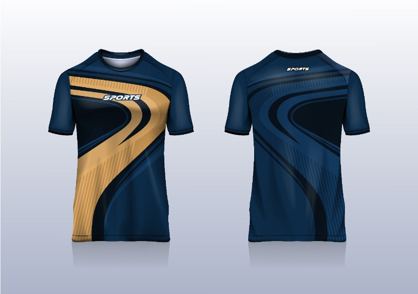 100% Custom Design Round Neck Jersey