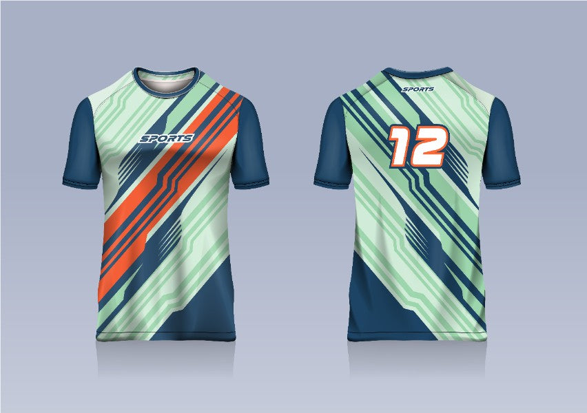 Breathable Customized Round Neck Jersey