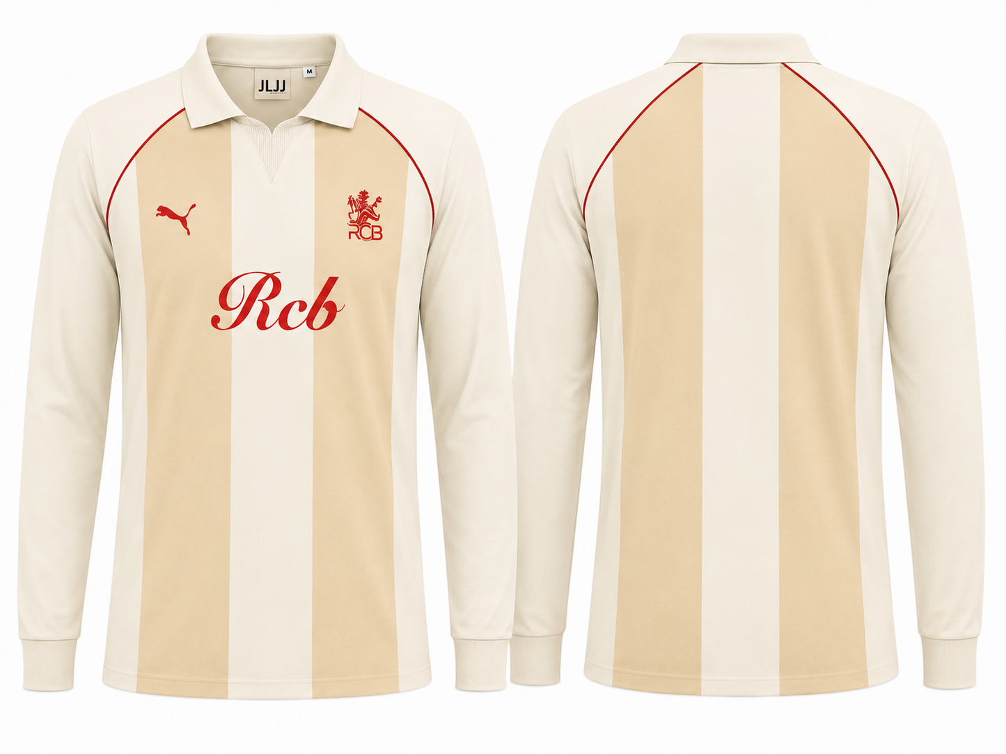 JerseyJunction Customized RCB White travel jersey full sleeves