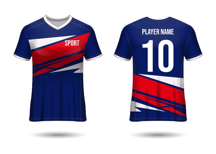 Personalized Team Jersey V Neck Design
