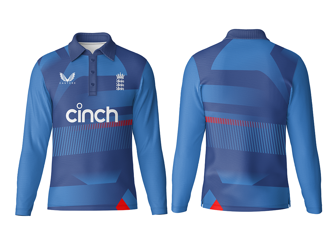 England customized polo neck jersey full sleeve