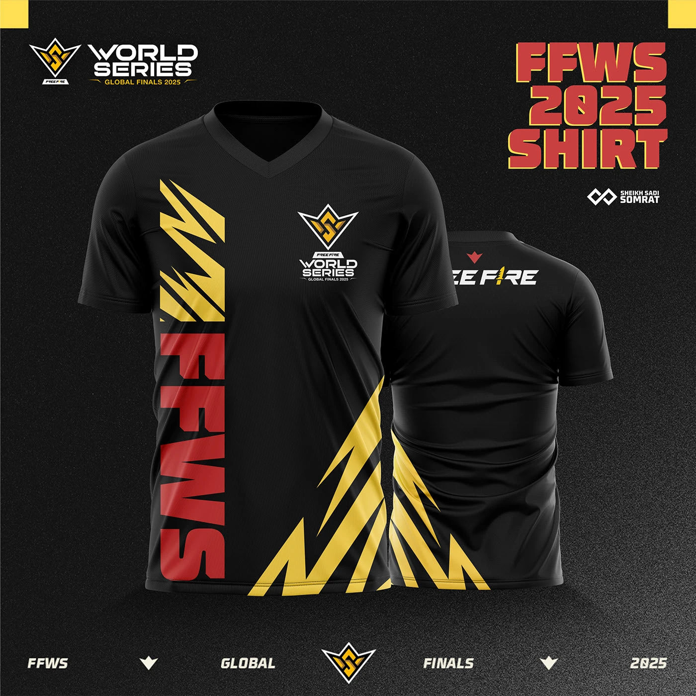 FFWS Customized Esports Gaming Jerseys – Add Name, Number & Logo