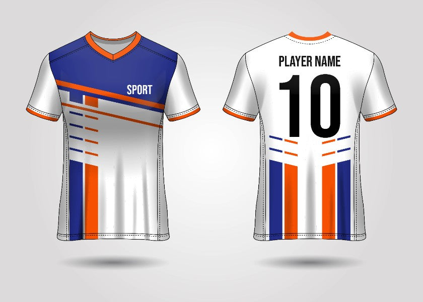 Custom Name Number V Neck Jersey
