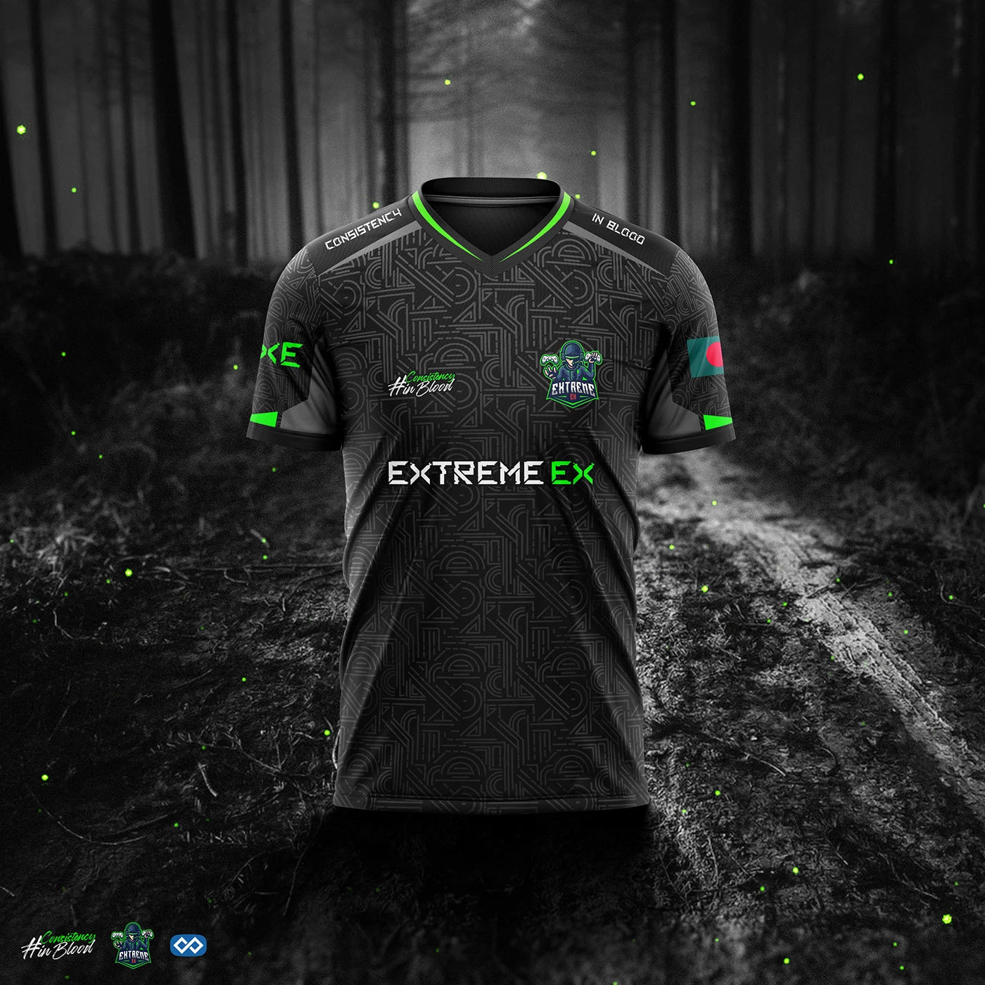 Extreme ex fighters Customized Esports Gaming Jerseys – Add Name