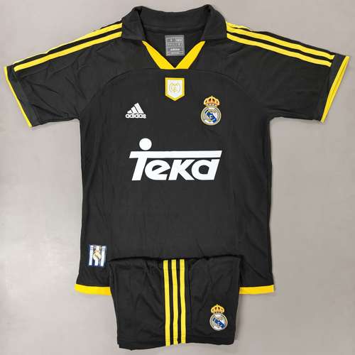 Real Madrid Home 1999-00 Retro Away Jersey with Shorts