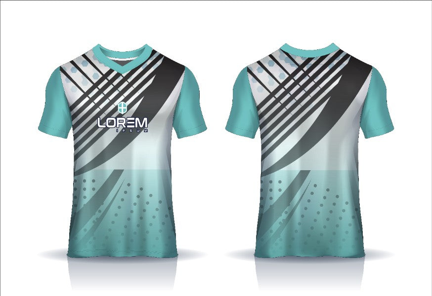 Custom Logo Printed V Neck Jersey