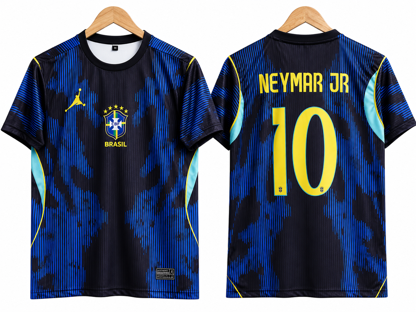 Jerseyjunction Neymar Brazil Black & Blue Special Edition Jersey