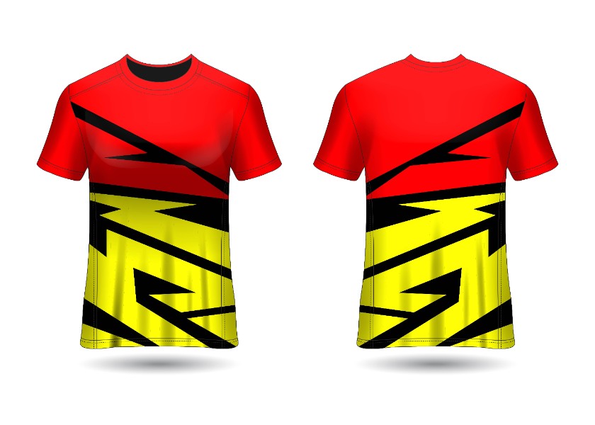 Sublimation Printed Custom Jersey Round Neck