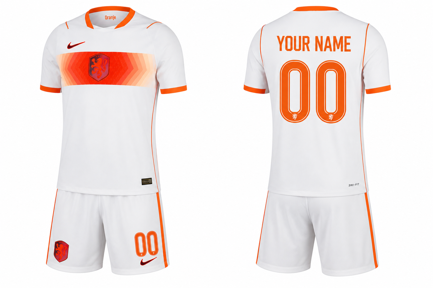 Jerseyjunction Netherlands 2026 Away Authentic Jersey with shorts