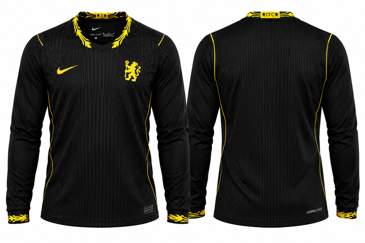 Jersey Junction Chelsea 26-27 Away Kit print your name number fullsleeves