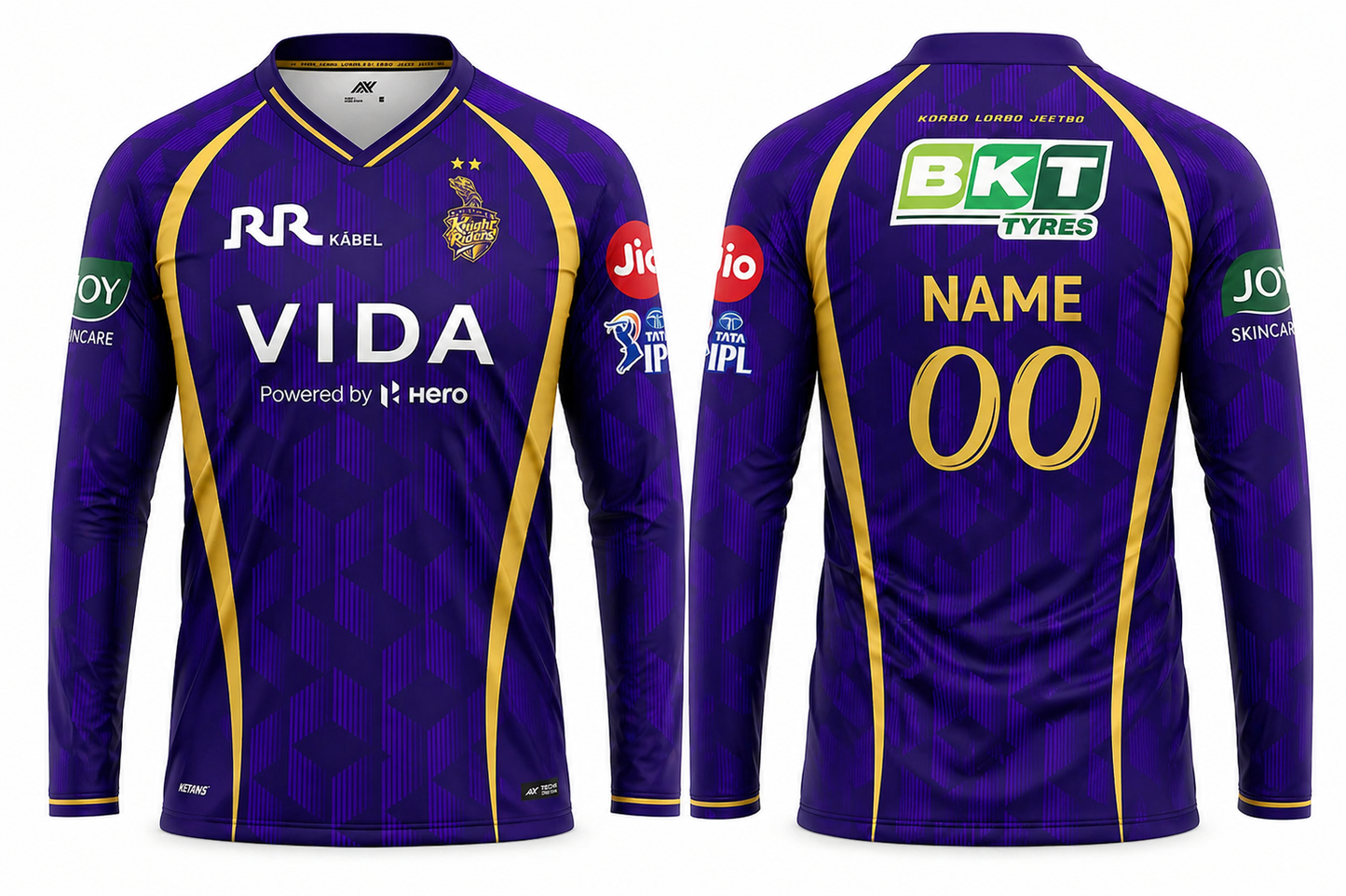 Jerseyjunction Kkr 2026 full sleeves customized jersey