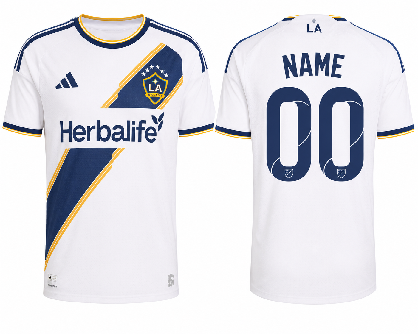 JerseyJunction LA Galaxy 2026 Home Kit print your name number