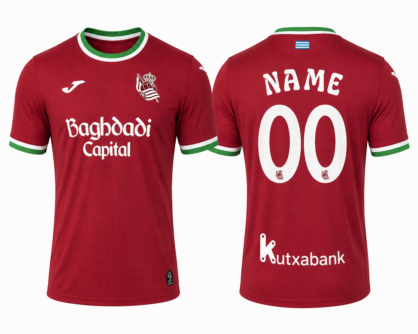 JerseyJunction Real Sociedad 26-27 Third Kit print your name number
