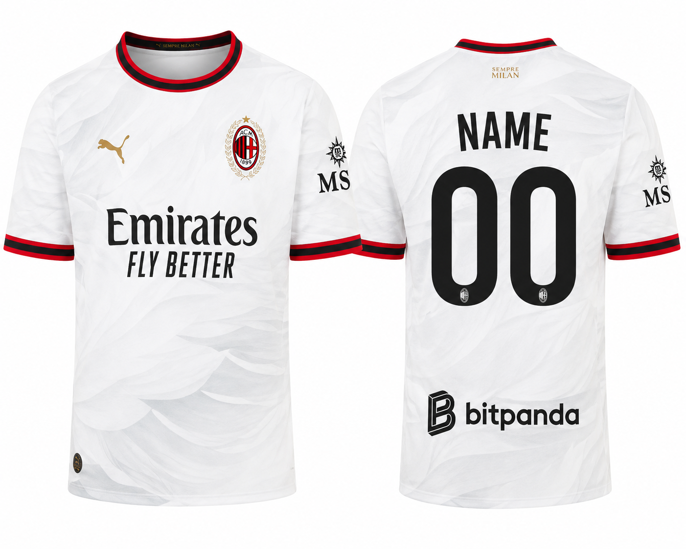 JerseyJunction AC Milan 26-27 Away Kit print your name number
