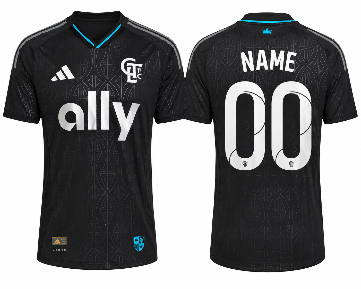 JerseyJunction charlotte fc 2026 away kit print your name number