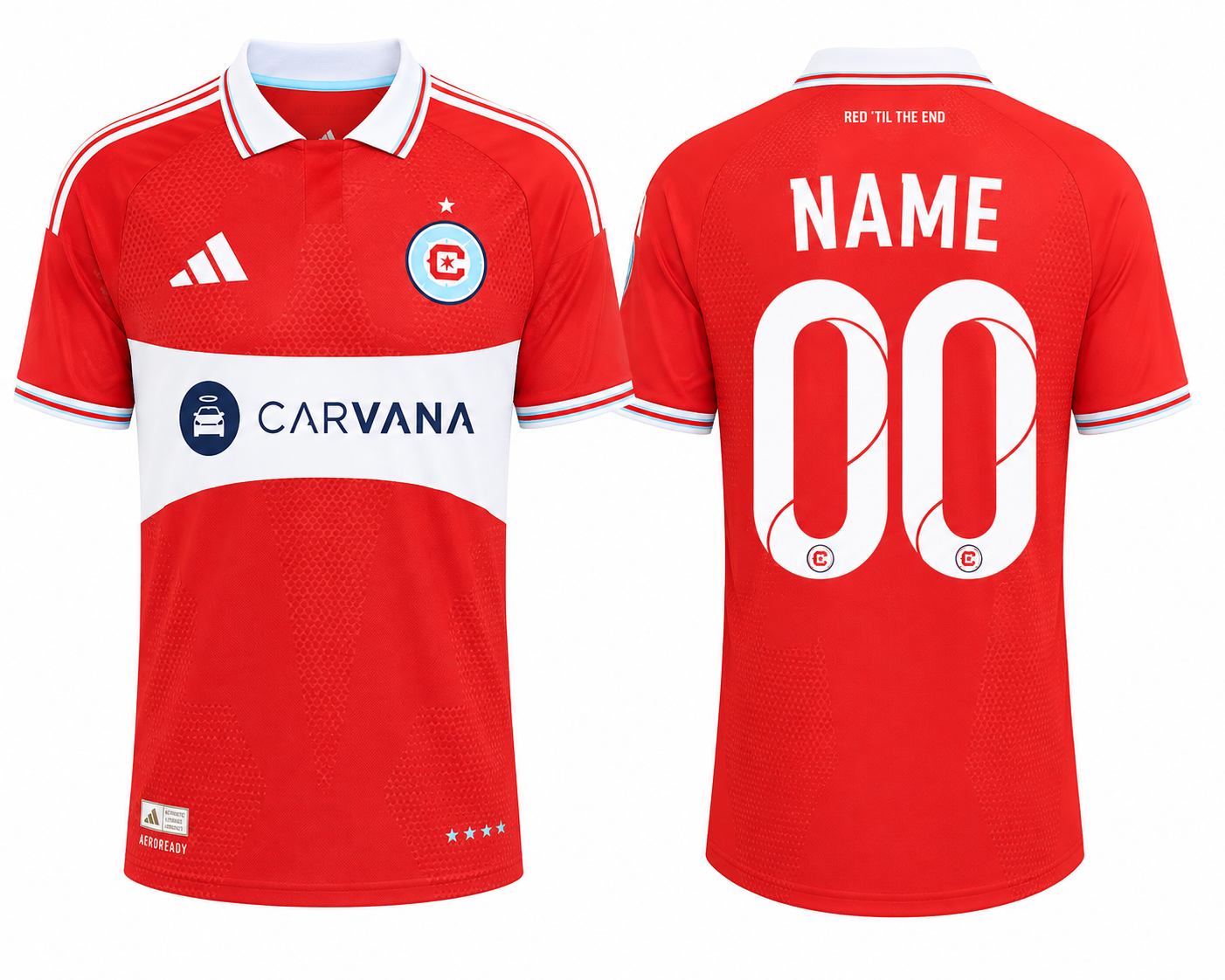 JerseyJunction Chicago Fire 2026 Home Kit print your name number