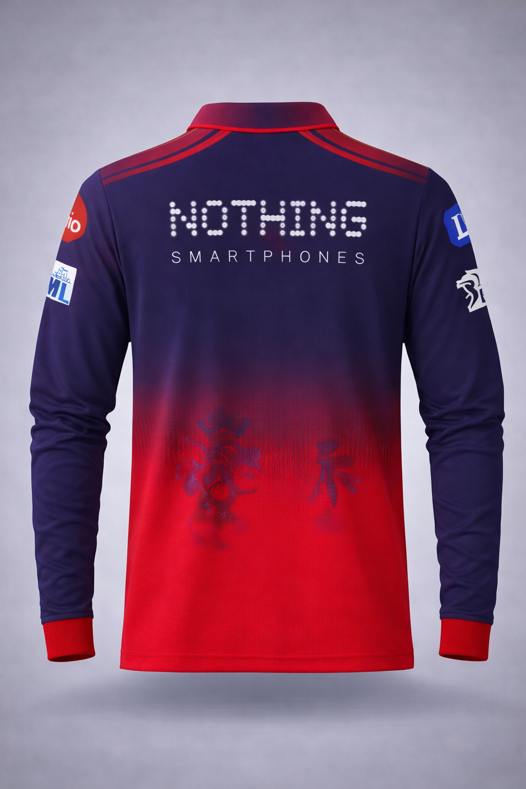 JerseyJunction Customized RCB latest 2026 jersey Full Sleeves Collar Neck with zip Sublimation Print