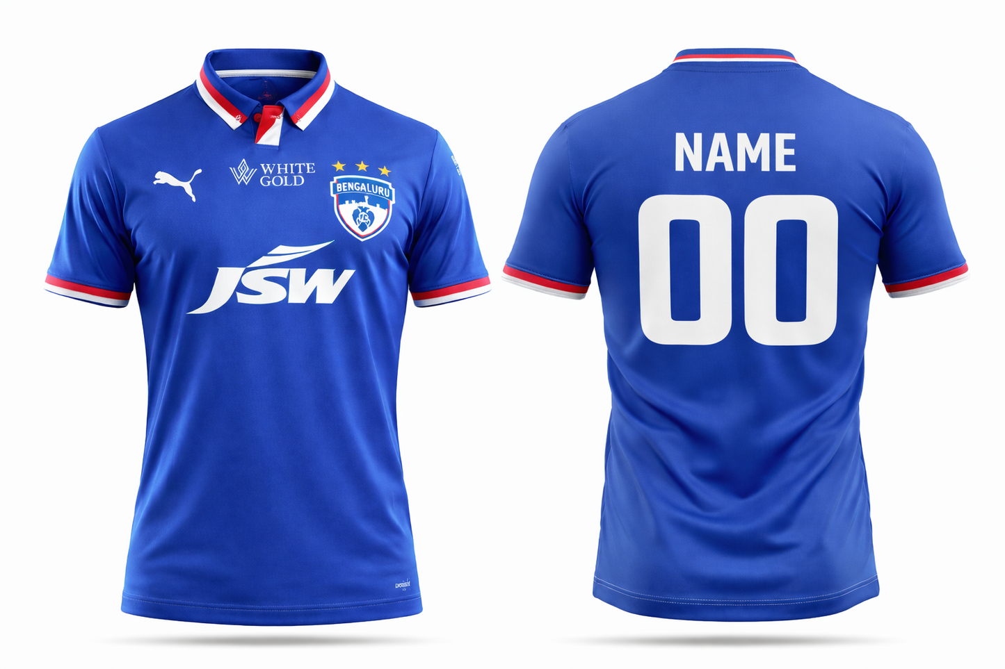 JerseyJuntion Customized Bangalore fc jersey print your name number