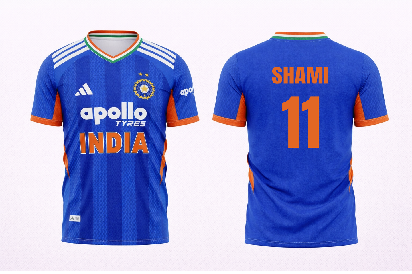 JerseyJunction Customized Replica Mohammed Shami India T20 2026 Cricket Jersey