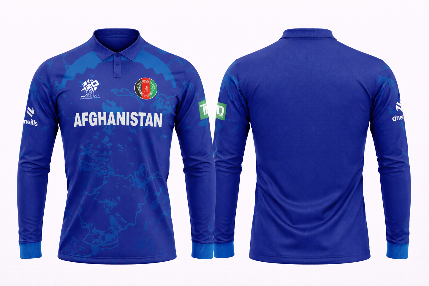 JerseyJunction Customized Replica Afghanistan ODI World Cup 2024 Full Sleeves Cricket Fan Jersey