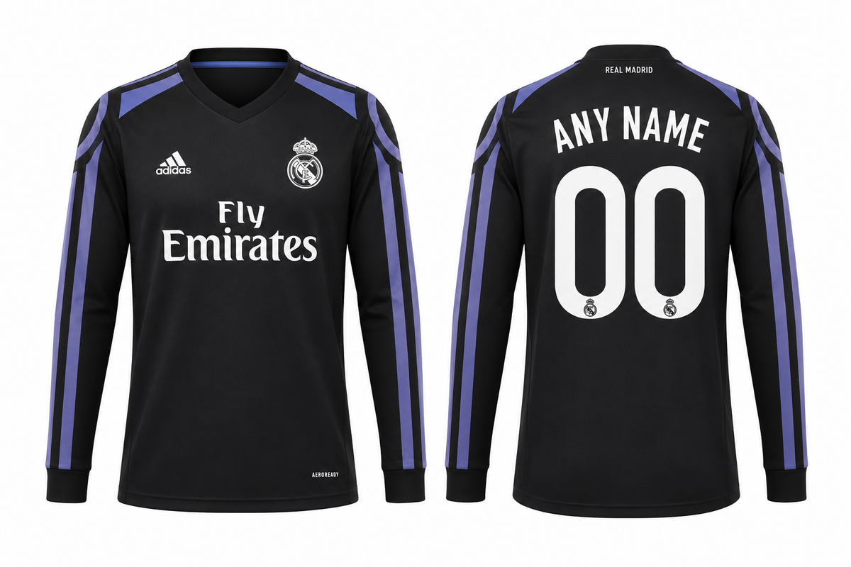 JerseyJunction Real Madrid Third 2016/17 Retro Jersey Full Sleeve