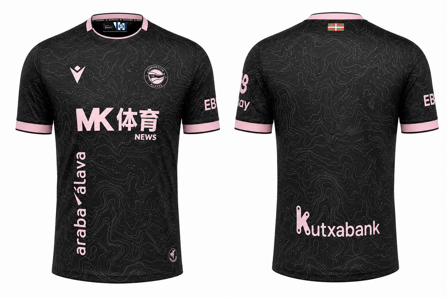 JerseyJunction Macron Alavés 26-27 Away Kit print your name number