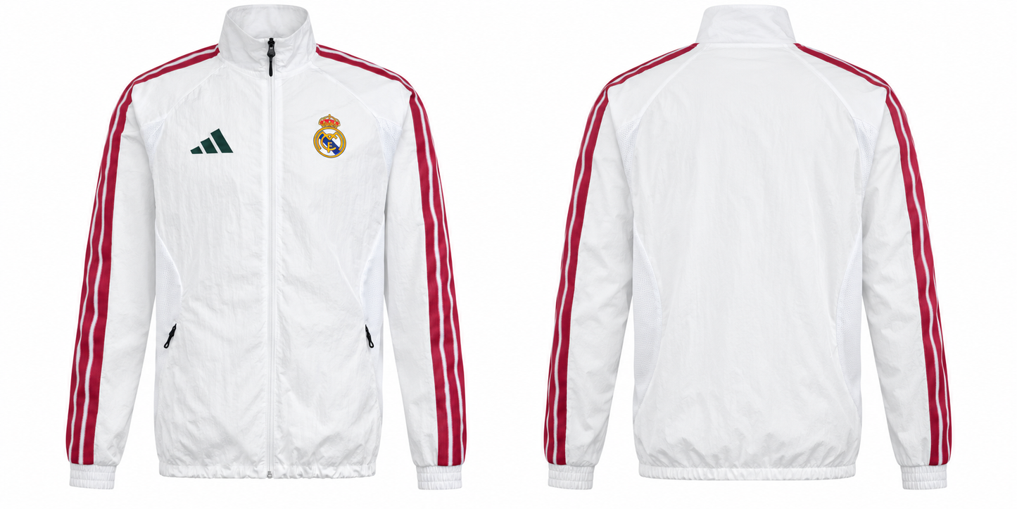 JerseyJuntion Real Madrid 2026-27 Anthem Home Jacket