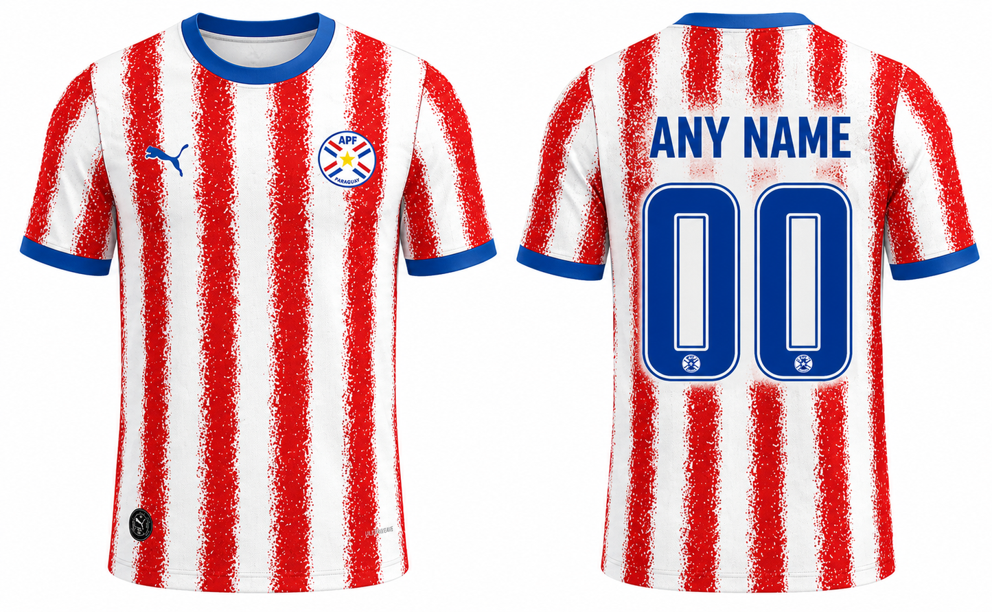 Jerseyjunction Paraguay 2026 World Cup Home Kit| custom name number