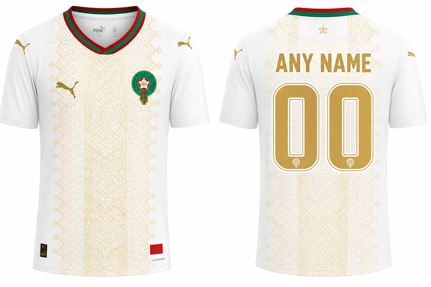 Jerseyjunction Morocco 2026 World Cup Away Kit| custom name number