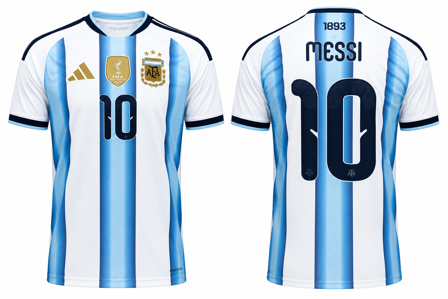 Argentina Home Shirt World Cup 2026 Messi 10 Print your name number