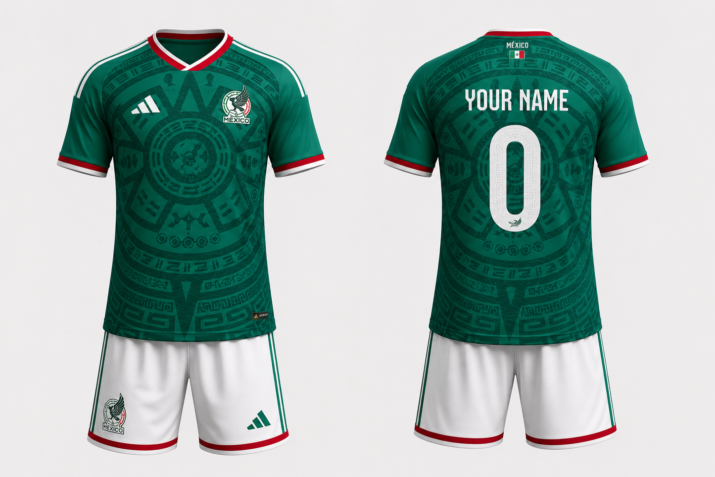 JerseyJuntion Customized Mexico 2026 Home Jersey with shorts