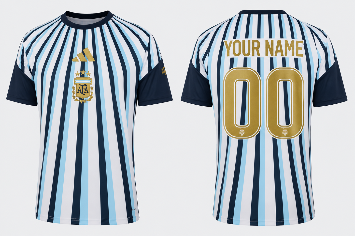 Jersey Junction Argentina 26 Home Pre Match Jersey with your name number