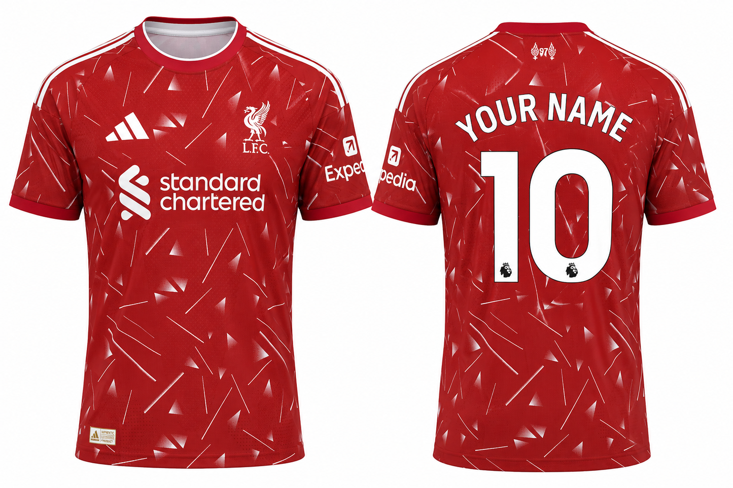 Jersey Junction Liverpool 26-27 Home Kit print your name number