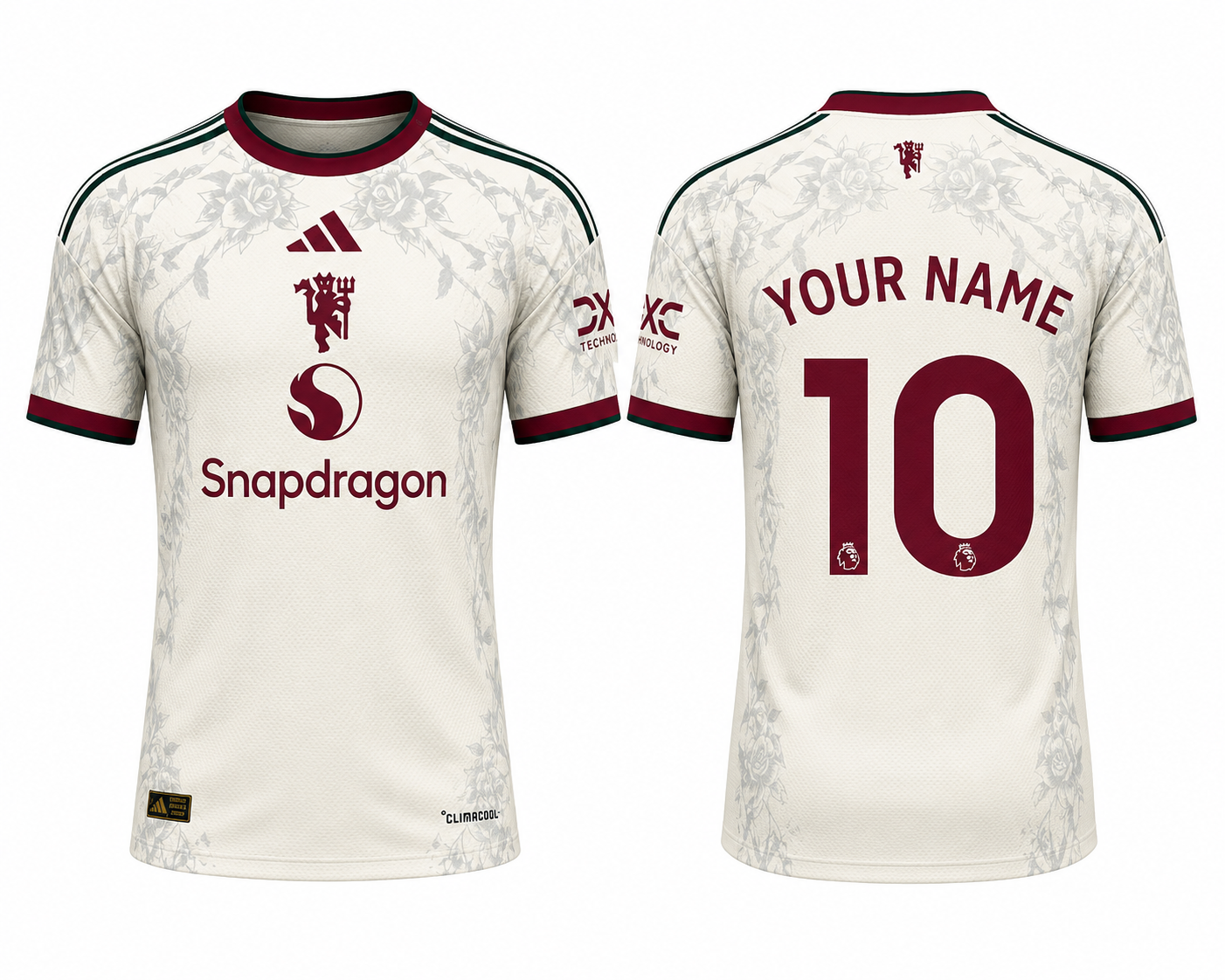 Jersey Junction Manchester United 26-27 Third Kit print your name number