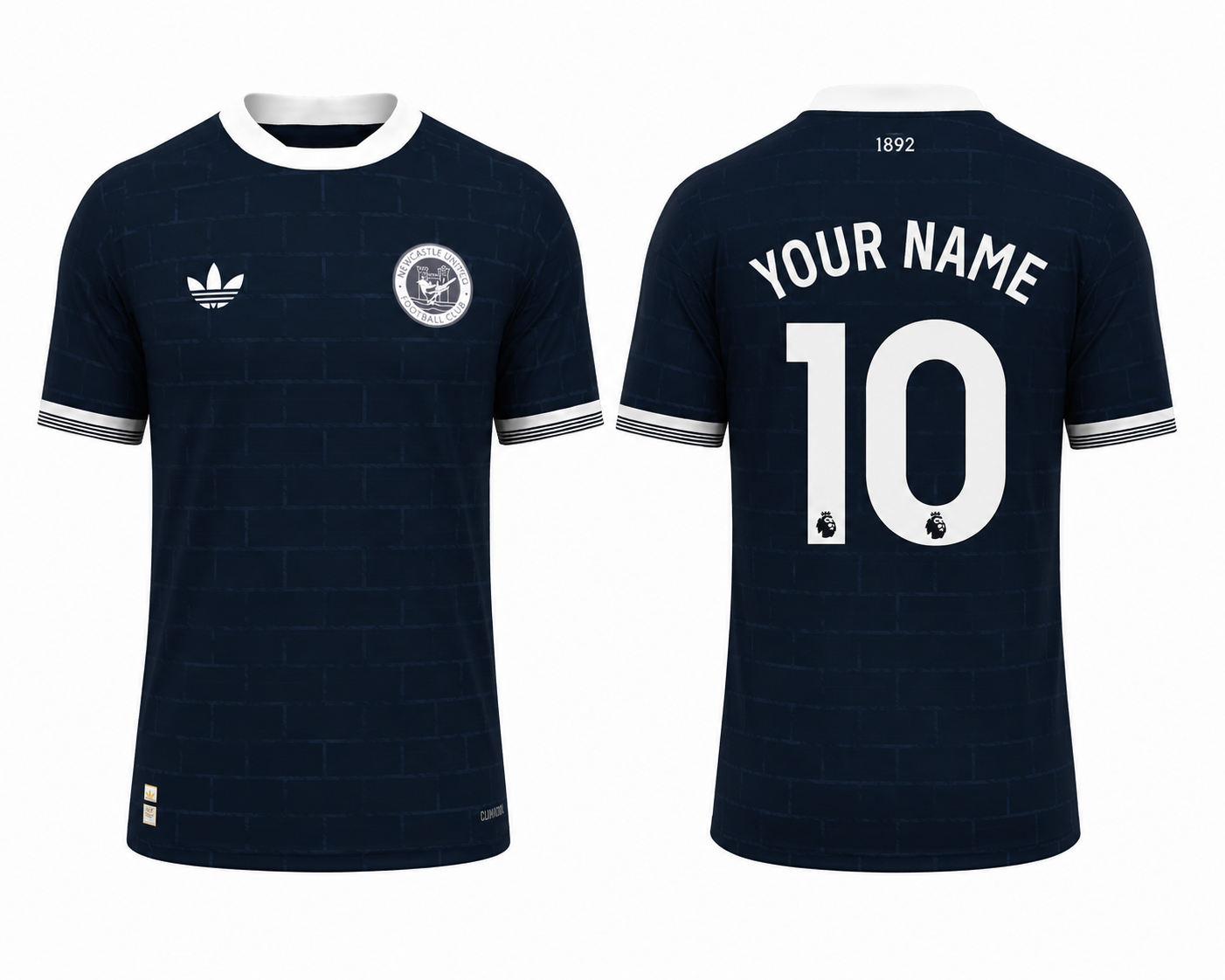 Jersey Junction Newcastle United 26-27 Away Kit print your name number