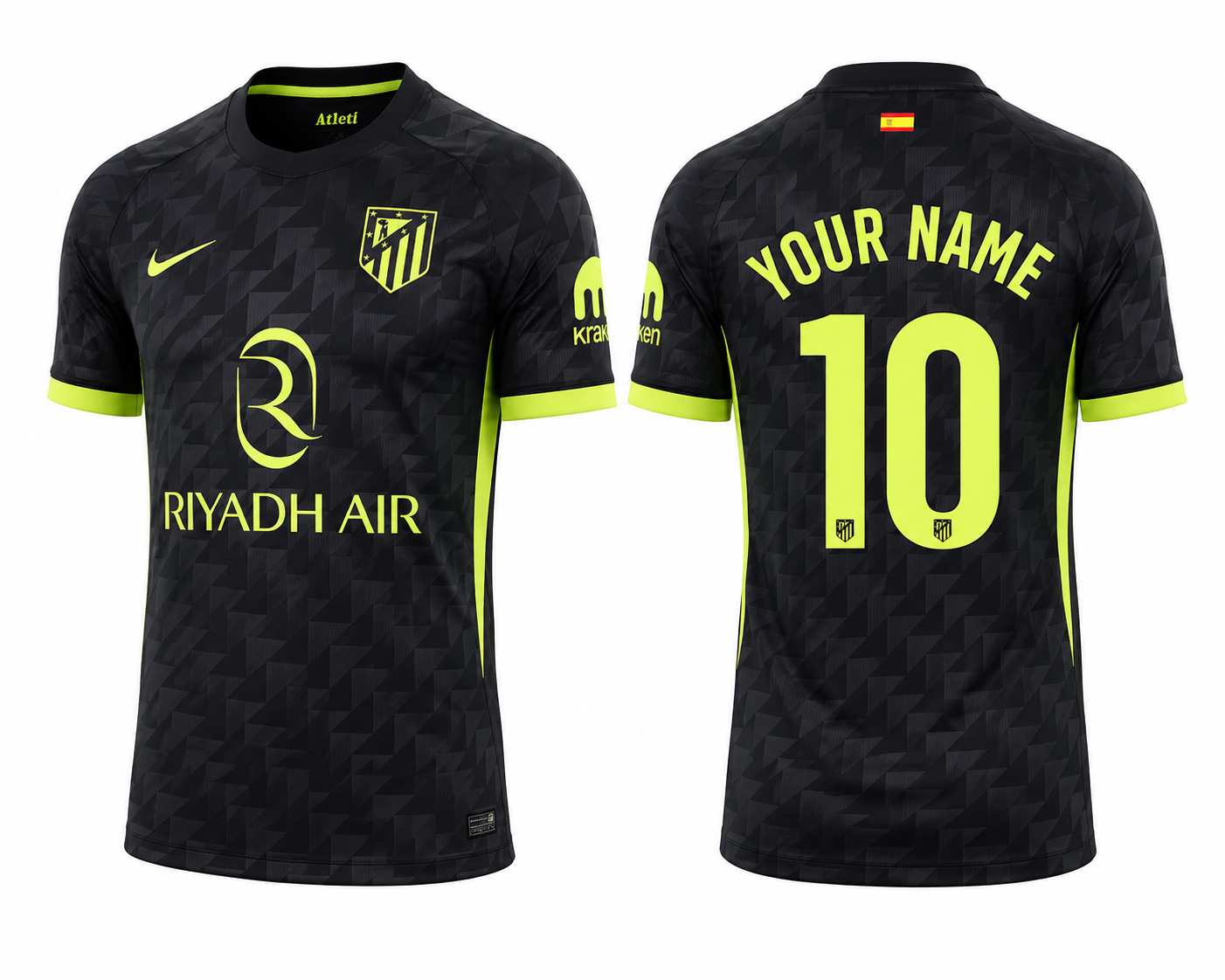 JerseyJunction Atletico Madrid 26-27 Away Kit print your name number