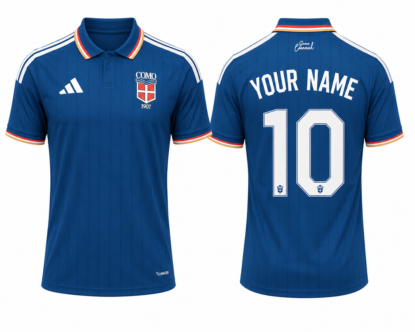 JerseyJunction Como 26-27 Home Kit print your name number