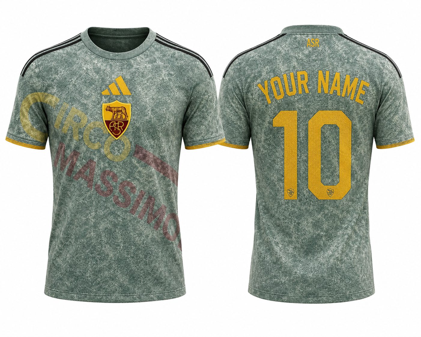 JerseyJunction AS Roma 26-27 Third Kit print your name number