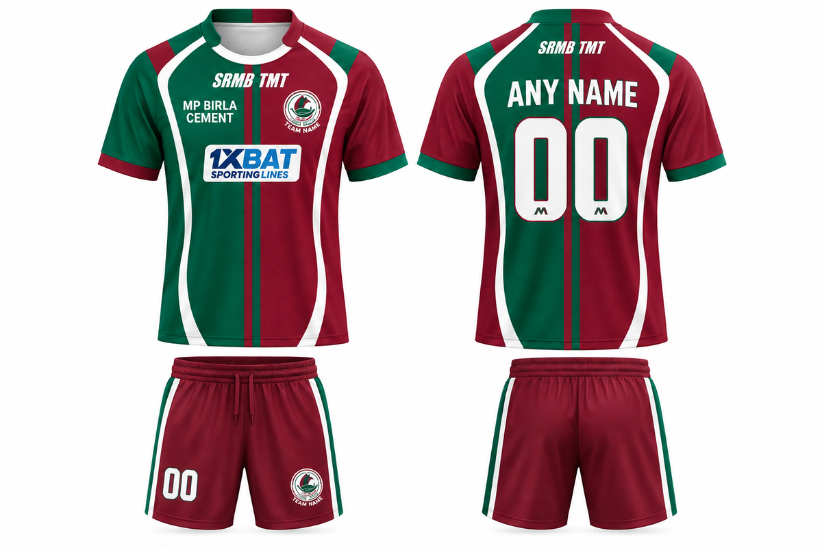 JerseyJuntion Customized Mohun Bagan Jersey With Shorts