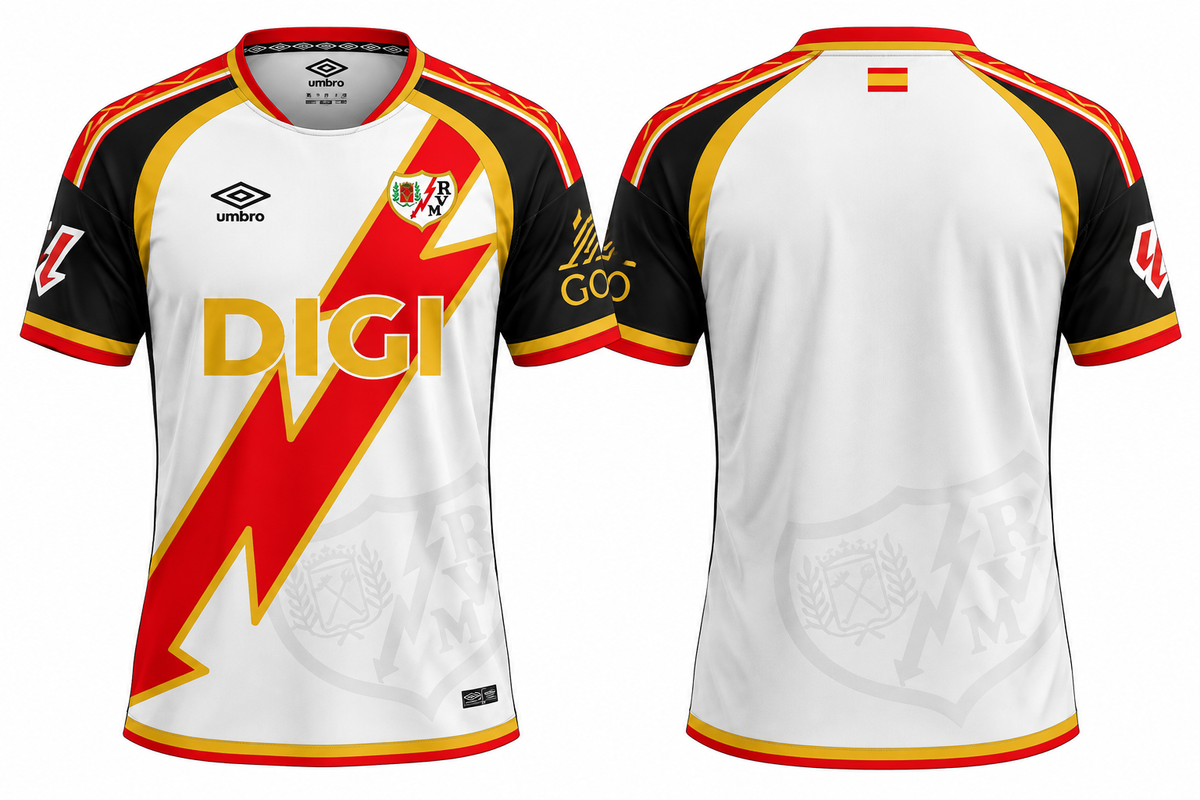 Rayo Vallecano 2026-27 Home Kit