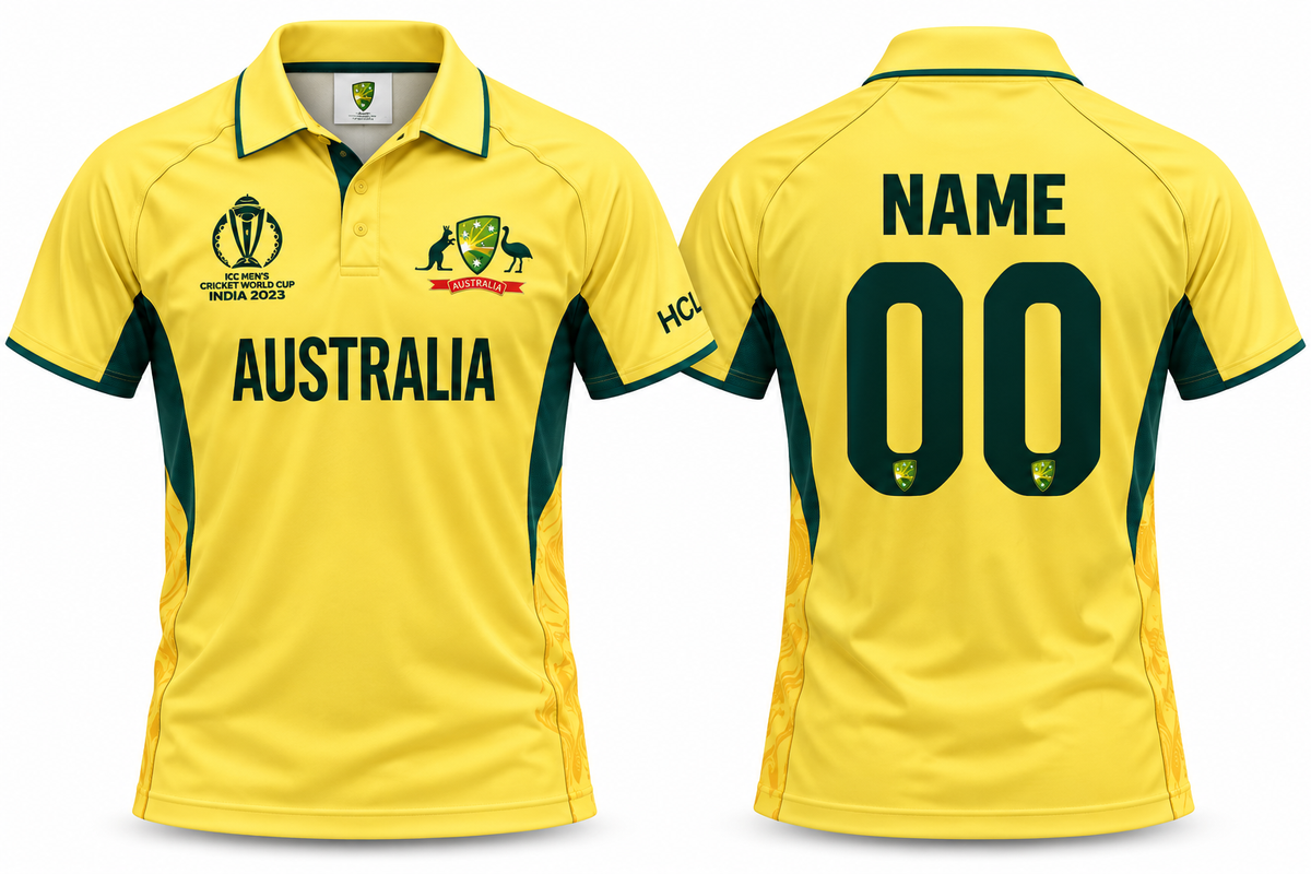 Jerseyjunction Australia cricket odi world cup 2023 jersey - Print your name number
