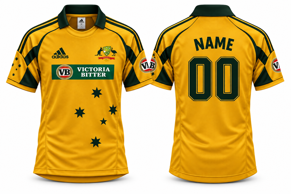 Jerseyjunction Australia cricket mens odi 2009 jersey - Print your name number