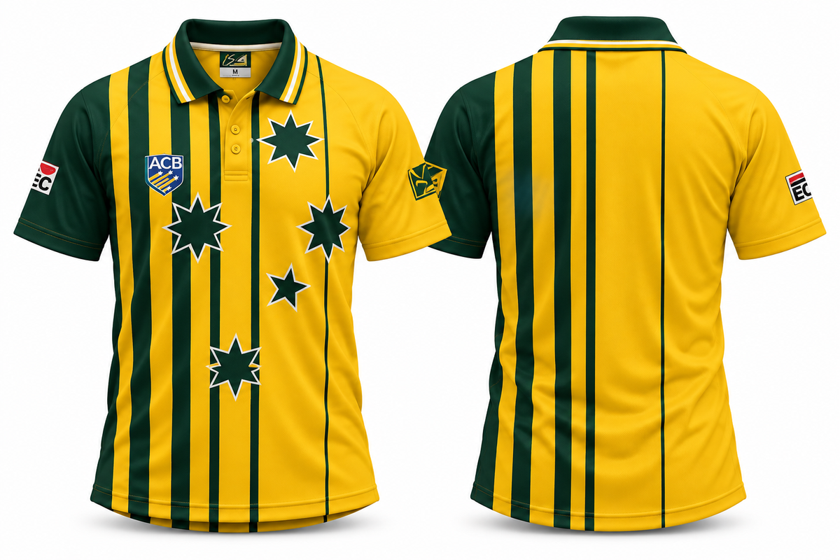 Jerseyjunction Australia cricket mens odi 1996 jersey - Print your name number