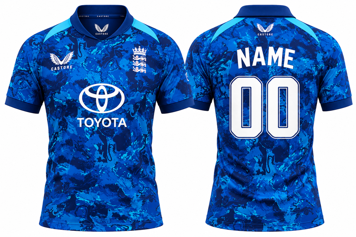 Jerseyjunction England odi 2026 jersey - Print your name number