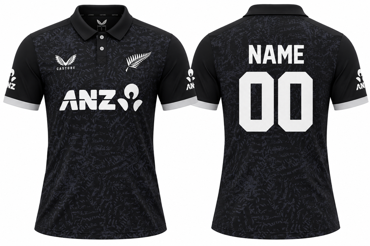 JerseyJunction Newzeland odi jersey 2026 - print your name number