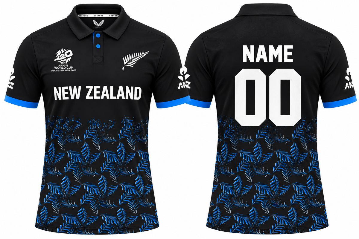 JerseyJunction Newzeland t20 worldcup jersey Men 2026 - print your name number