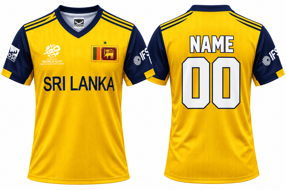 JerseyJunction Srilanka t20 worldcup 2026 - Print your name number