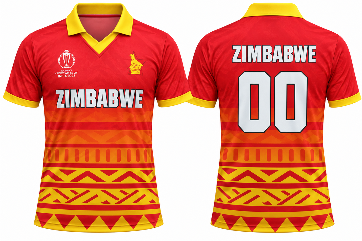 JerseyJunction Zimbabwe cricket half Jersey- Print your name number